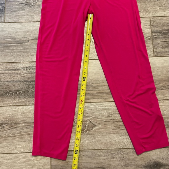 Trina Turk  Pink Estell Draped One-Shoulder Jumpsuit Size Medium - Picture 8 of 8